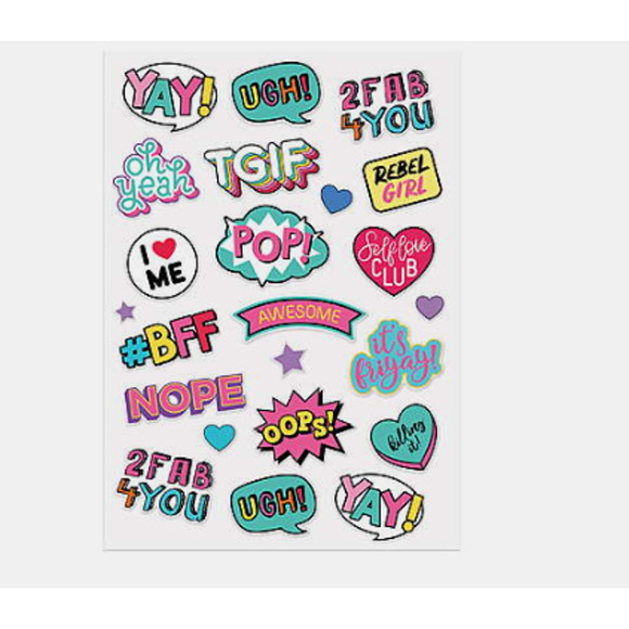 Justice Kids' Fashion Design & Sketch Light Table Deluxe Kit With Stickers NWT - Picture 3 of 5